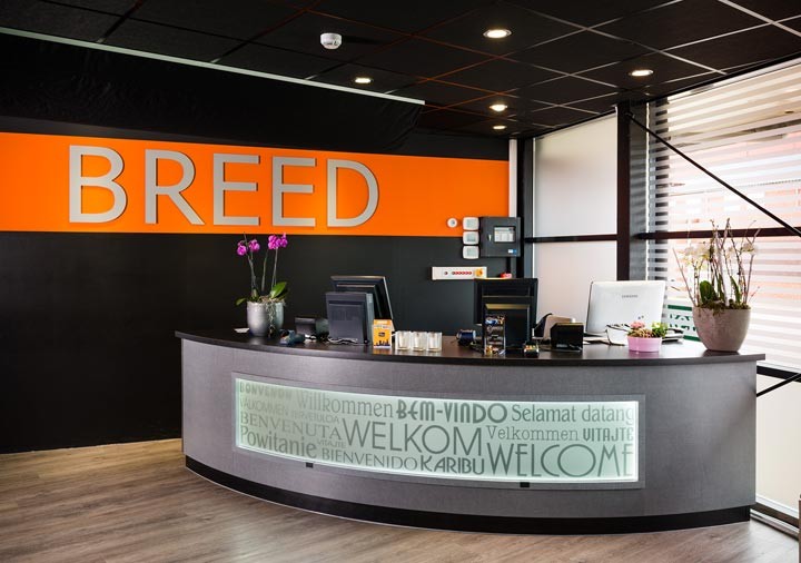 Wereld restaurant Breed receptie